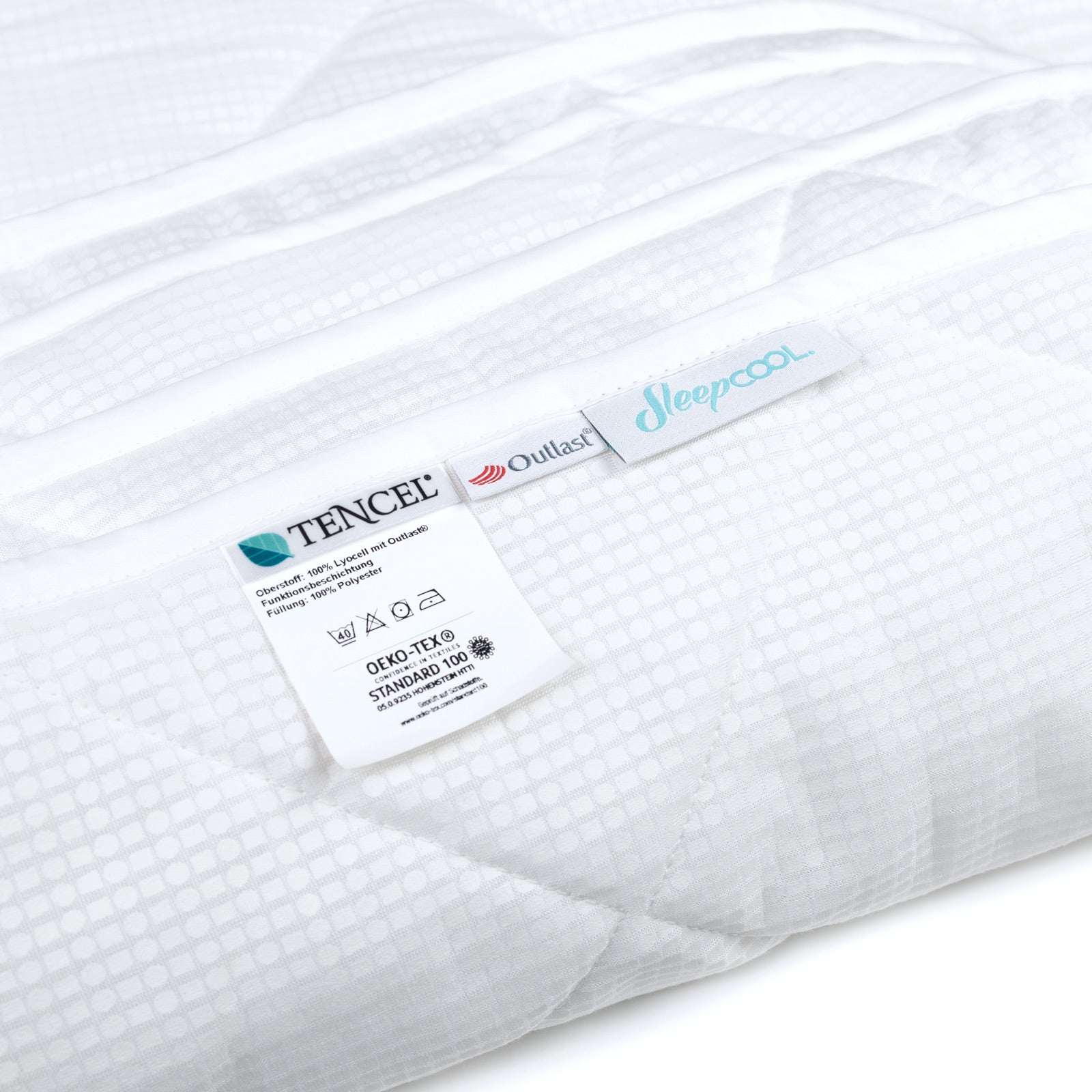Extra leichte Bettdecke COOL.BREEZE - Sommerdecke mit doppeltem Kühleffekt | (160g-200g Füllgewicht) | Kein Schwitzen mehr in warmen Nächten