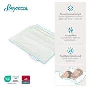 Kühlende Kissenhülle COOL.GREEN - 100% recycelt, 100% besser schlafen - Nicht zu warm, nicht zu kalt