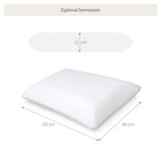 Kopfkissen Cool.COMFORT: Temperaturregulierendes Memoryfoam Kissen - Schaumkissen gegen Schwitzen & Nackenschmerzen