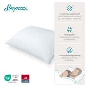 Chilling pillow COOL.MOMENTS-Voluminous, breathable and climate-friendly cushion