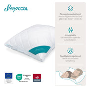 Chilling pillow COOL.MOMENTS-Voluminous, breathable and climate-friendly cushion