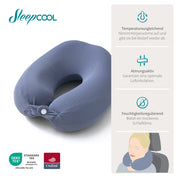 Nackenrolle / Reisekissen Cool.NECK - Bester Halt für Ihren Nacken ohne lästiges Schwitzen