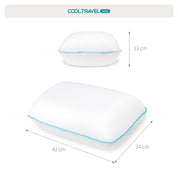 COOL.TRAVEL Reisekissen mit Outlast® & Memory Foam – Original, SLIM & MAX