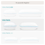 COOL.TRAVEL Reisekissen mit Outlast® & Memory Foam – Original, SLIM & MAX