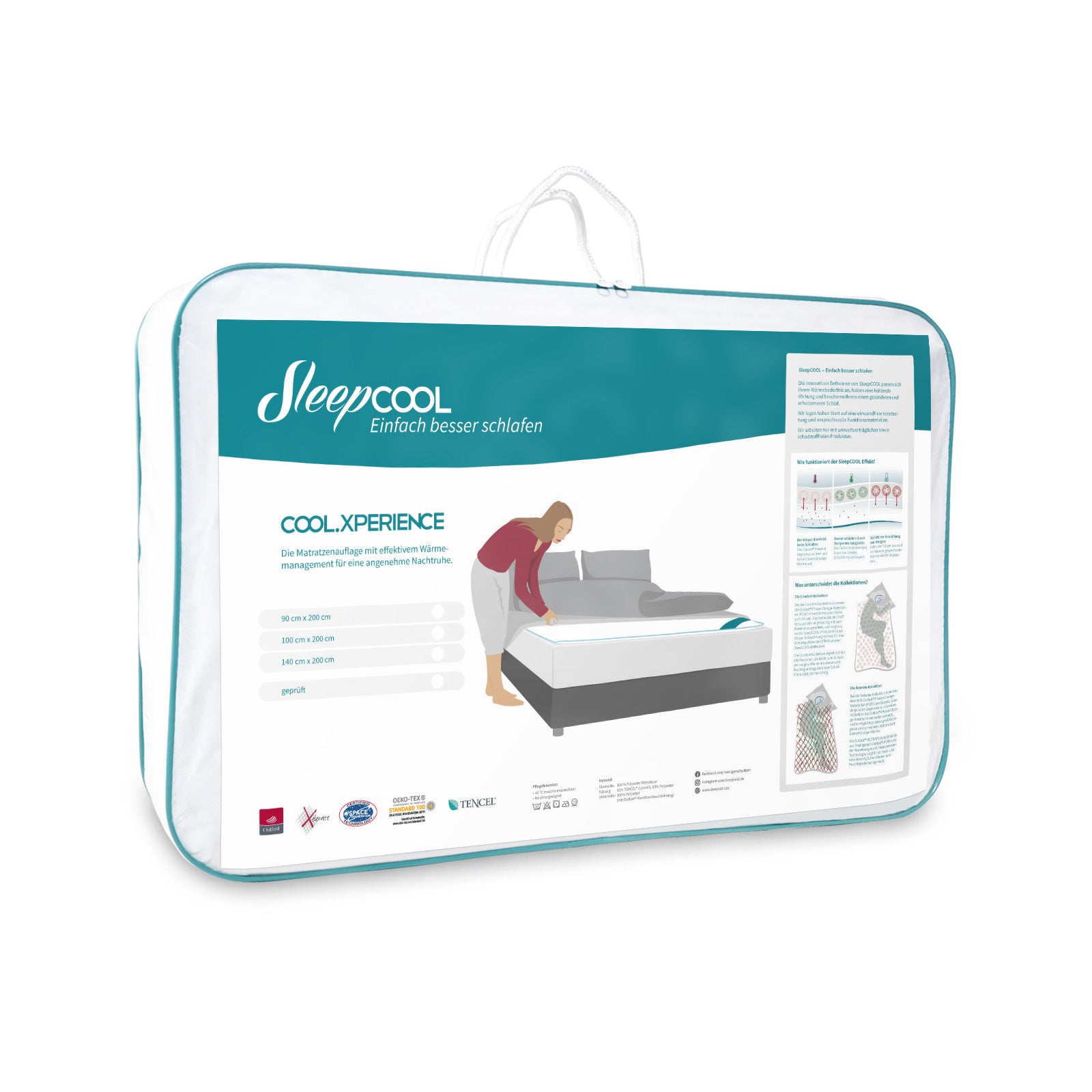 Temperature regulating Duvet (1000g-1200g)-COOL.XPRESSION-Less sweating, less freezing, sleep better
