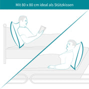 Temperaturregulierendes Kopfkissen COOL.MOMENTS mit Kühleffekt – Voluminöses und atmungsaktives Kissen - Nicht schwitzen und nicht frieren