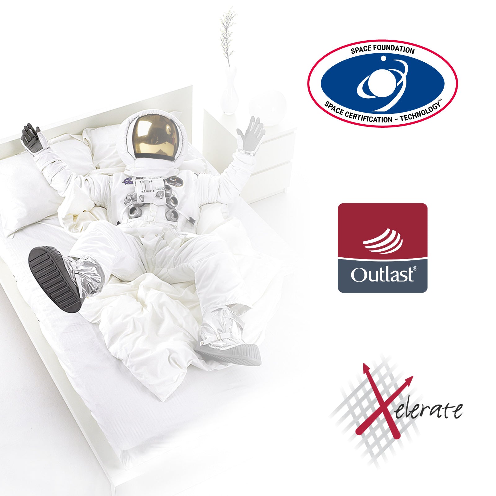 Temperature-regulating mattress cover-COOL.XPERIENCE-Less sweating, less freezing